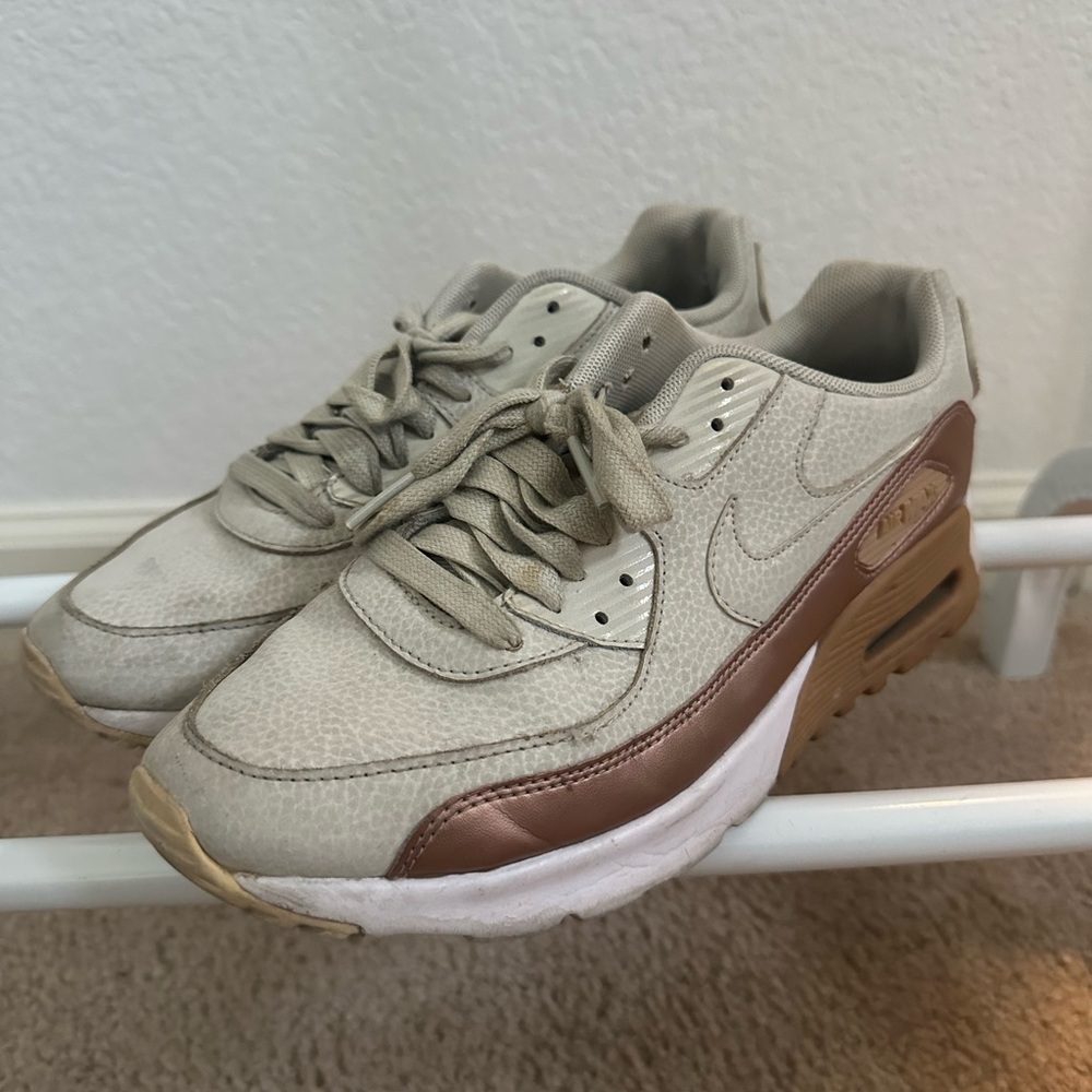 Nike Air Max Sneakers in Cream and Brown